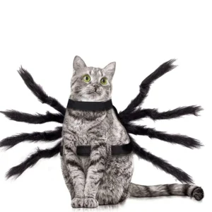 Pet Spider Decoration Halloween Costume Composite Cloth Dog Coat Cat Spider Belt Decor Pet Accessories Long Serving Life Fine